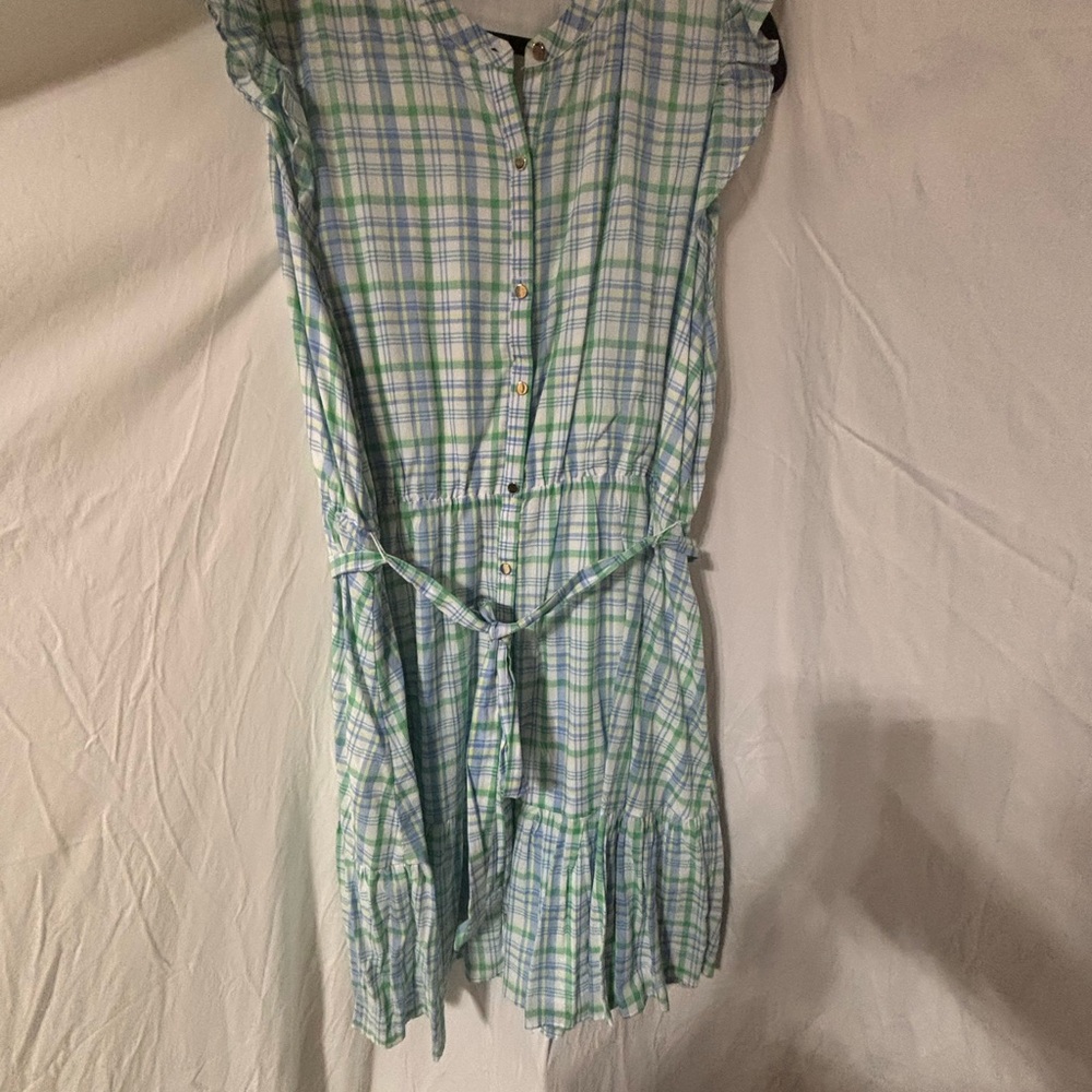 Draper James RSVP Plaid Collar Dress
